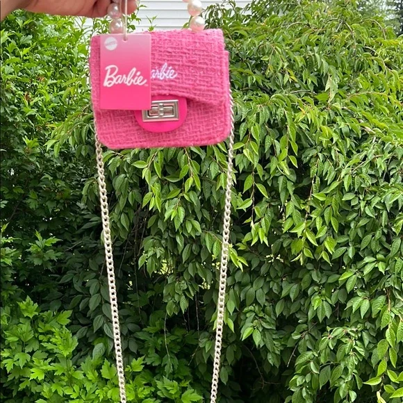 Barbie Pink Tweed Mini Bag - Picture 4 of 5